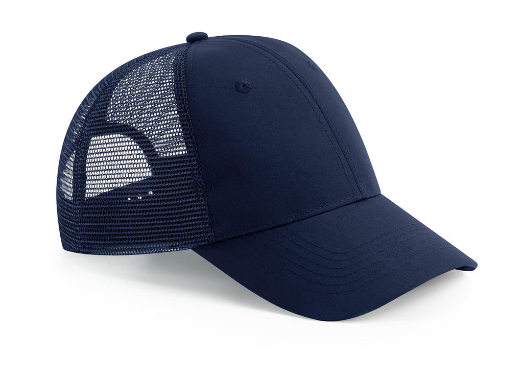  Recycled Urbanwear 6 Panel Snapback Trucker in Farbe French Navy