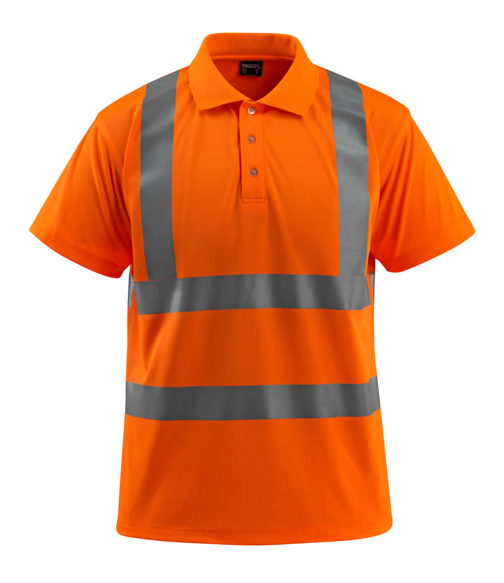 Polo-Shirt SAFE LIGHT Polo-Shirt in Farbe Hi-vis Orange