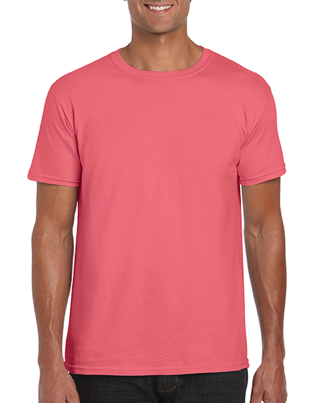  Softstyle? Ring Spun T-Shirt in Farbe Coral Silk
