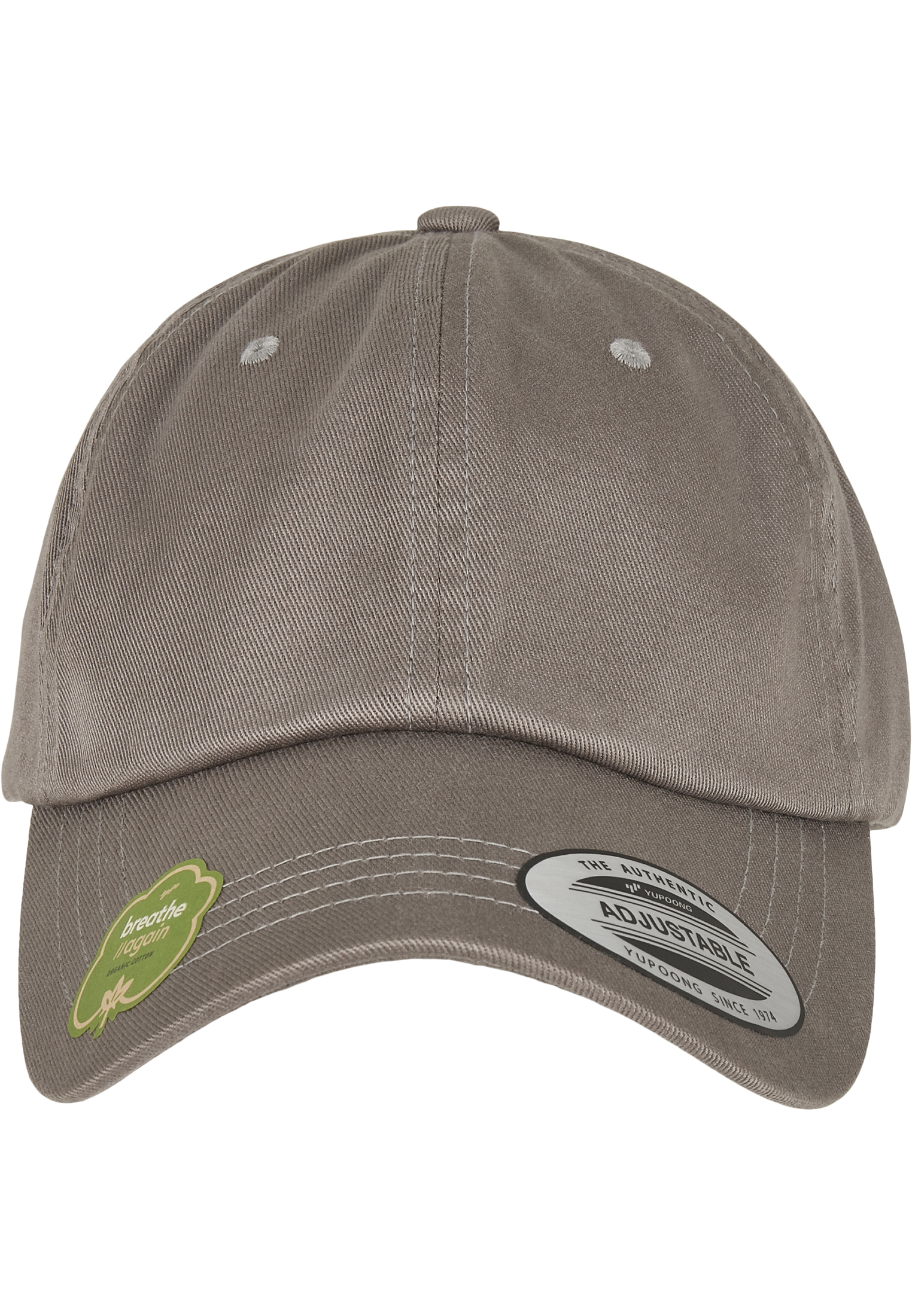 Nachhaltig Low Profile Organic Cotton Cap in Farbe pale grey