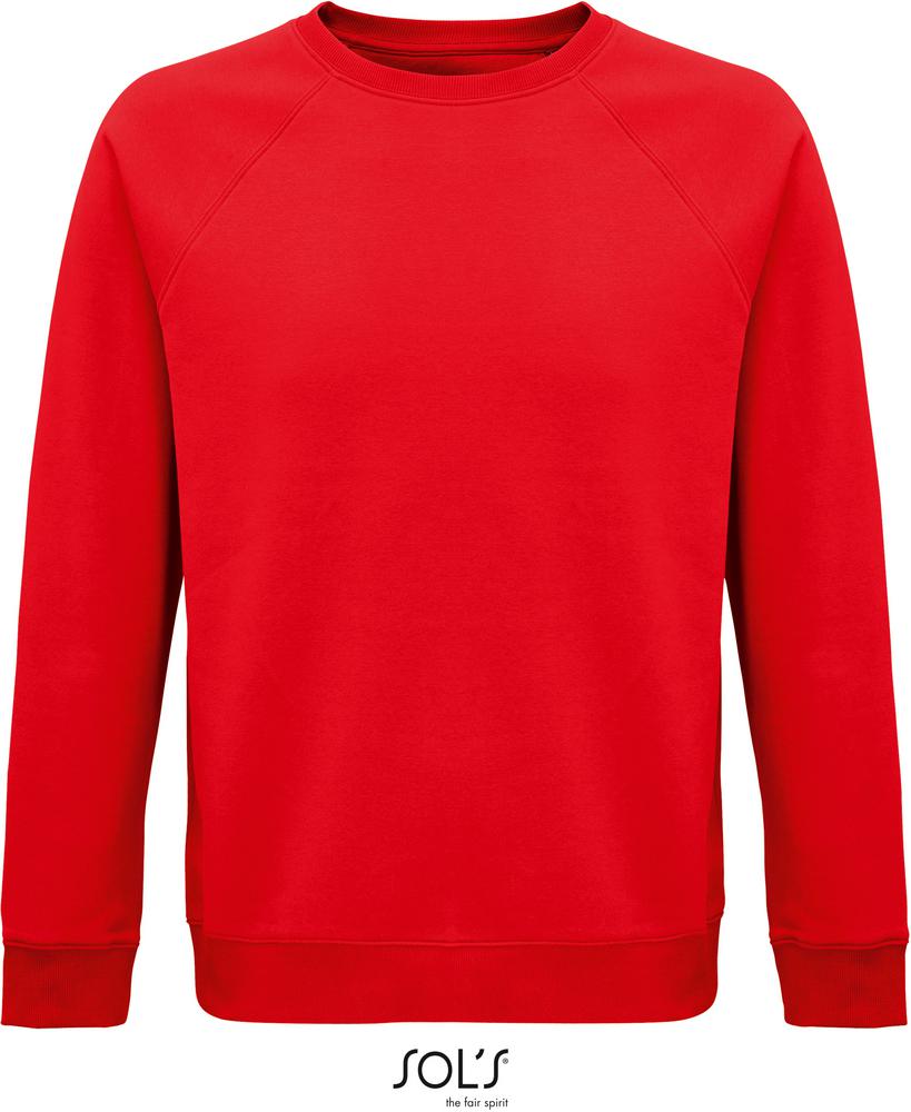 Sweatshirt Space Sweatshirt Unisex, Rundhals in Farbe red