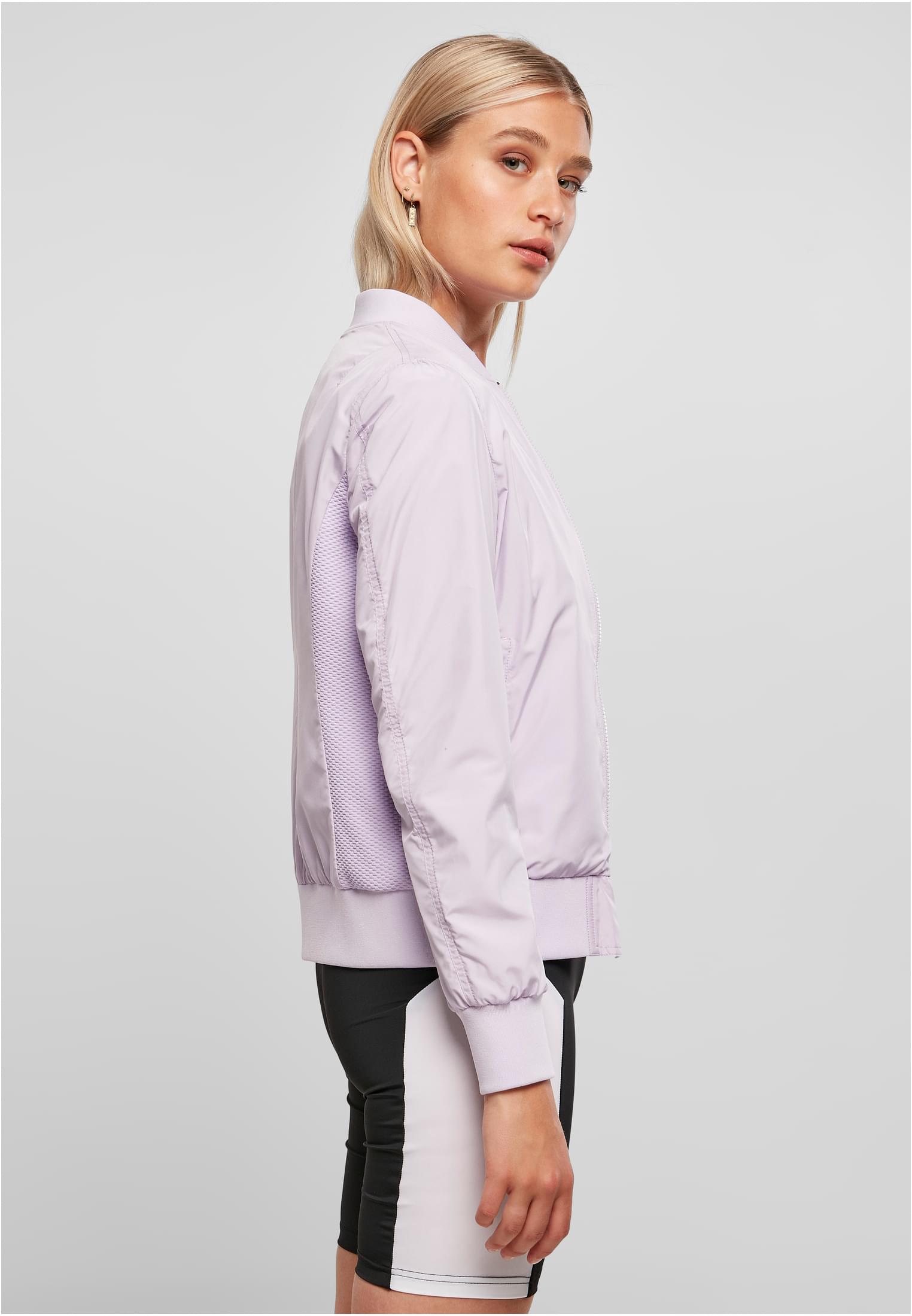Frauen Ladies Light Bomber Jacket in Farbe lilac
