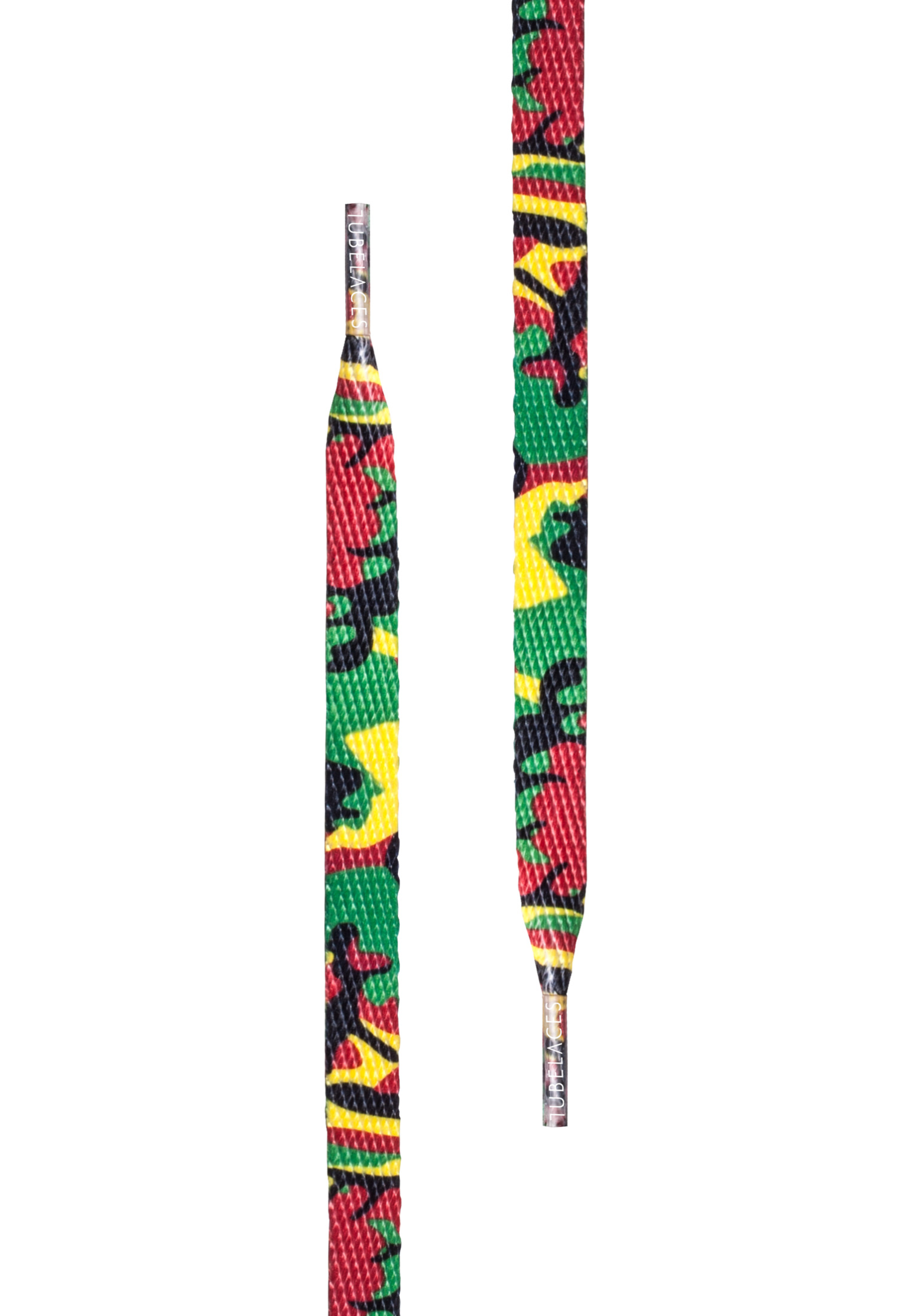 Laces Tubelaces Special Flat in Farbe rasta camo