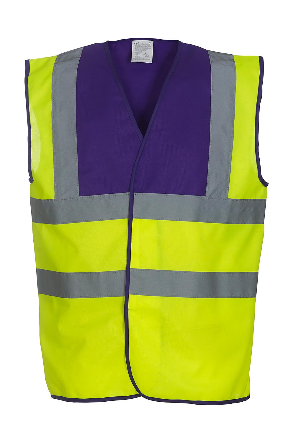  Fluo 2 Band + Brace Waistcoat in Farbe Fluo Yellow/Purple