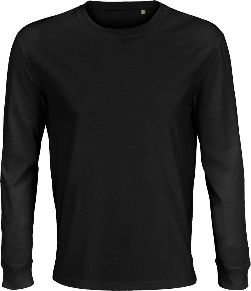 T-Shirt Pioneer Lsl Langarm-T-Shirt Aus Jersey, Unisex in Farbe deep black