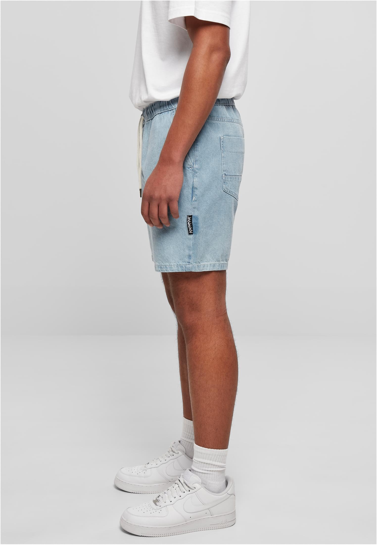 Saisonware Southpole Denim Shorts in Farbe retro ltblue destroyed washed