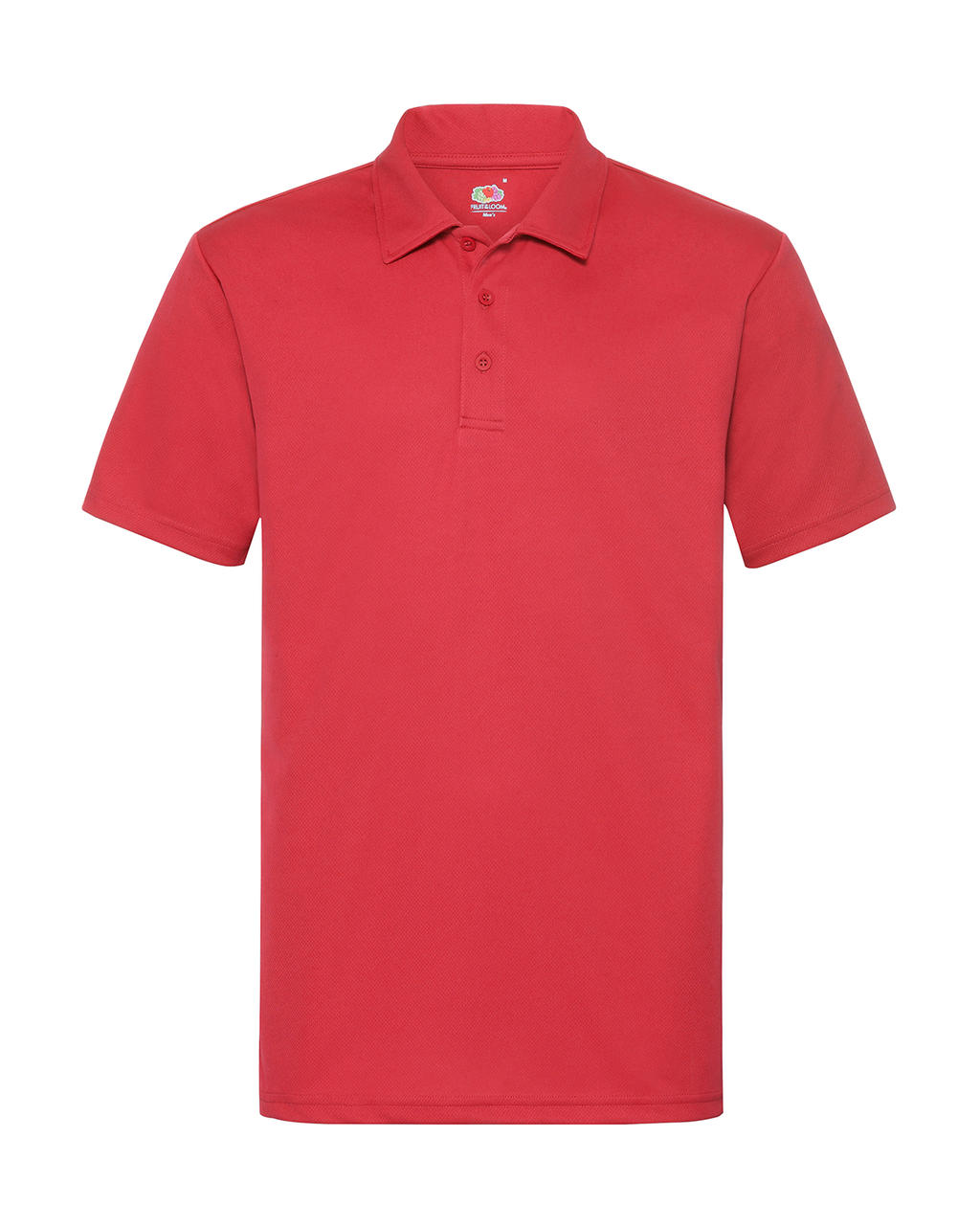  Performance Polo in Farbe Red