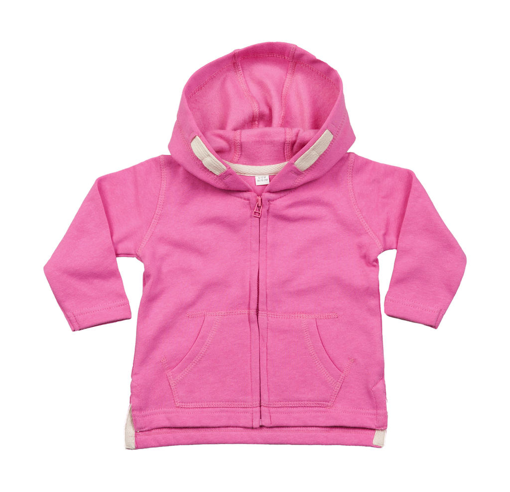  Baby Hoodie in Farbe Bubble Gum Pink