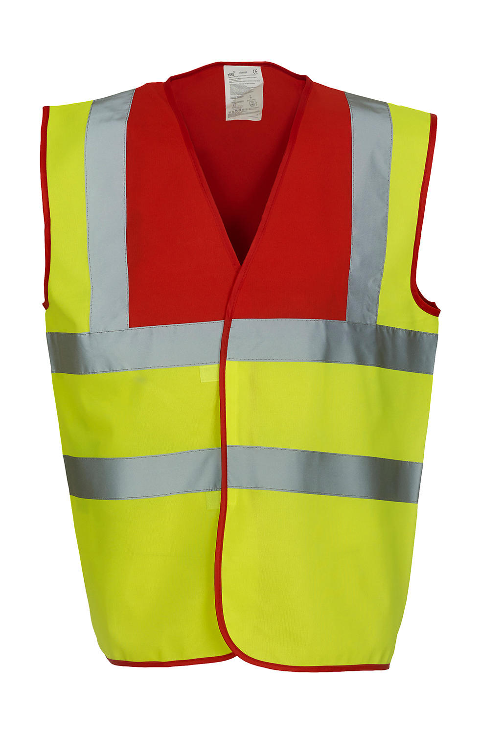  Fluo 2 Band + Brace Waistcoat in Farbe Fluo Yellow/Red