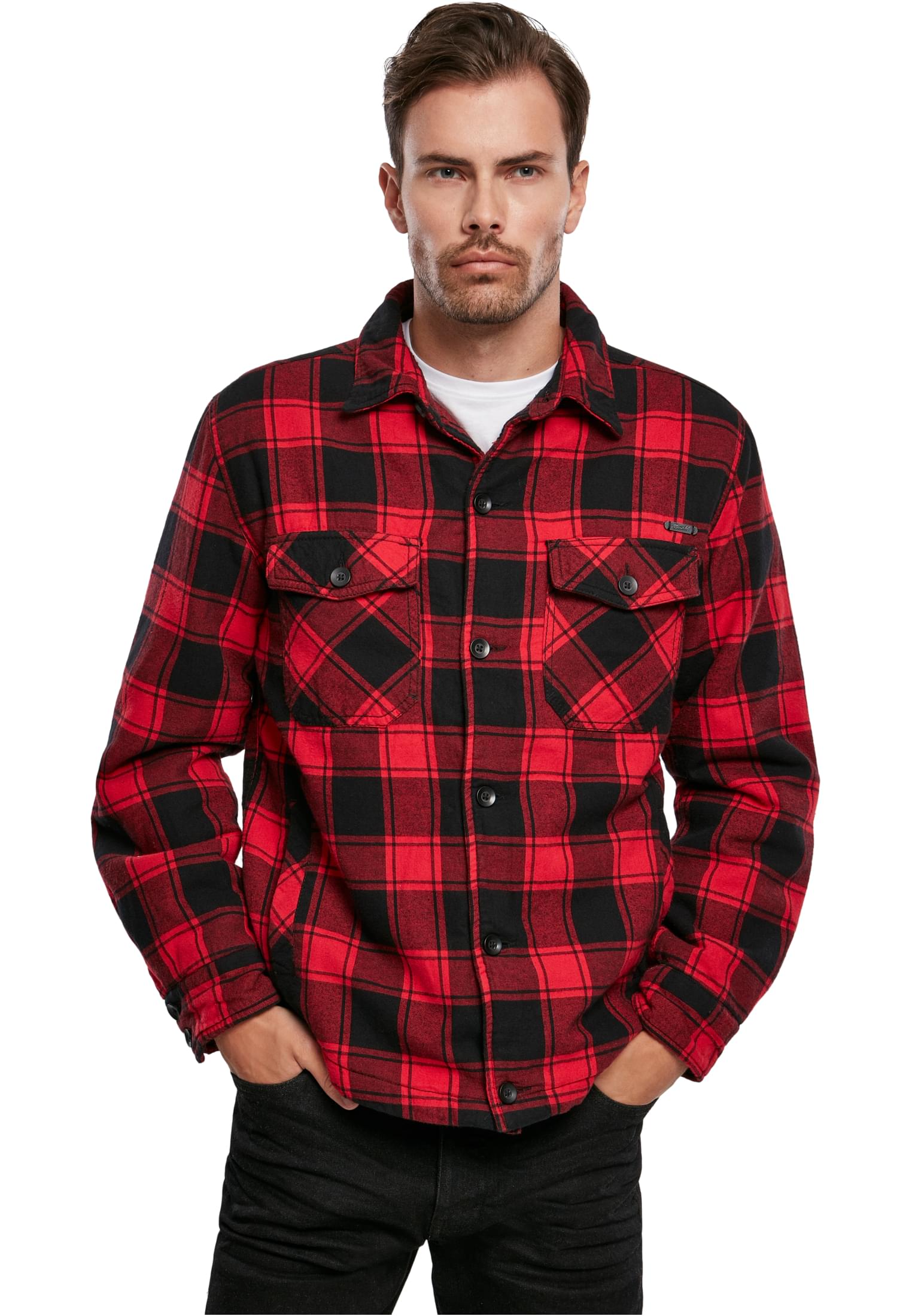 Jacken Lumberjacket in Farbe red/black