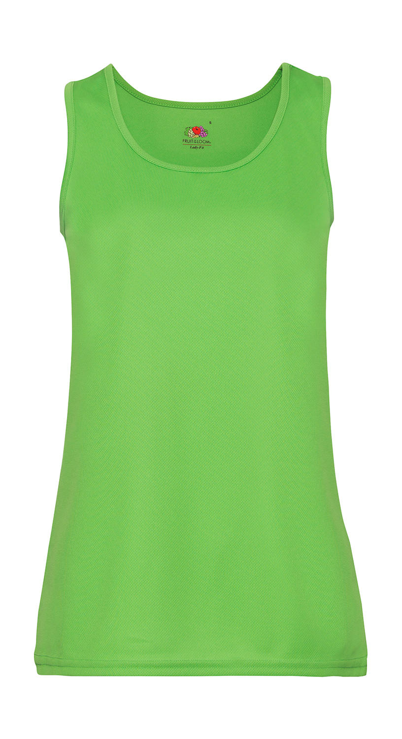  Ladies Performance Vest in Farbe Lime Green