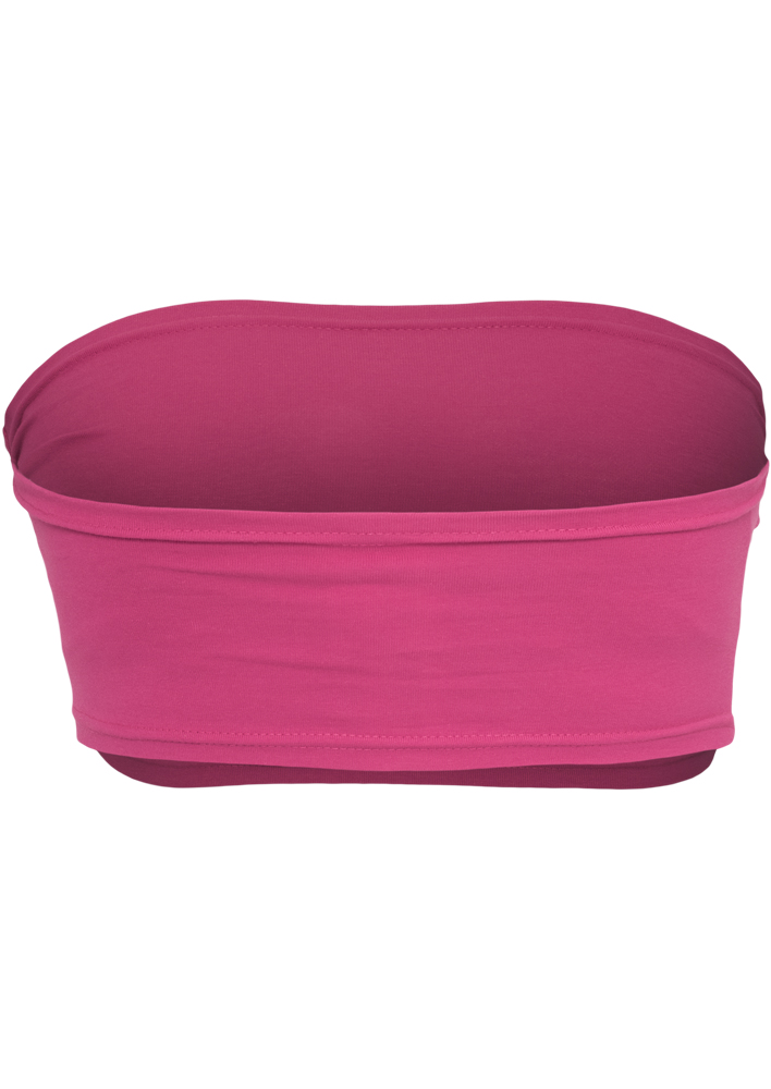 Bandeaus Ladies Bandeau Top in Farbe fuchsia