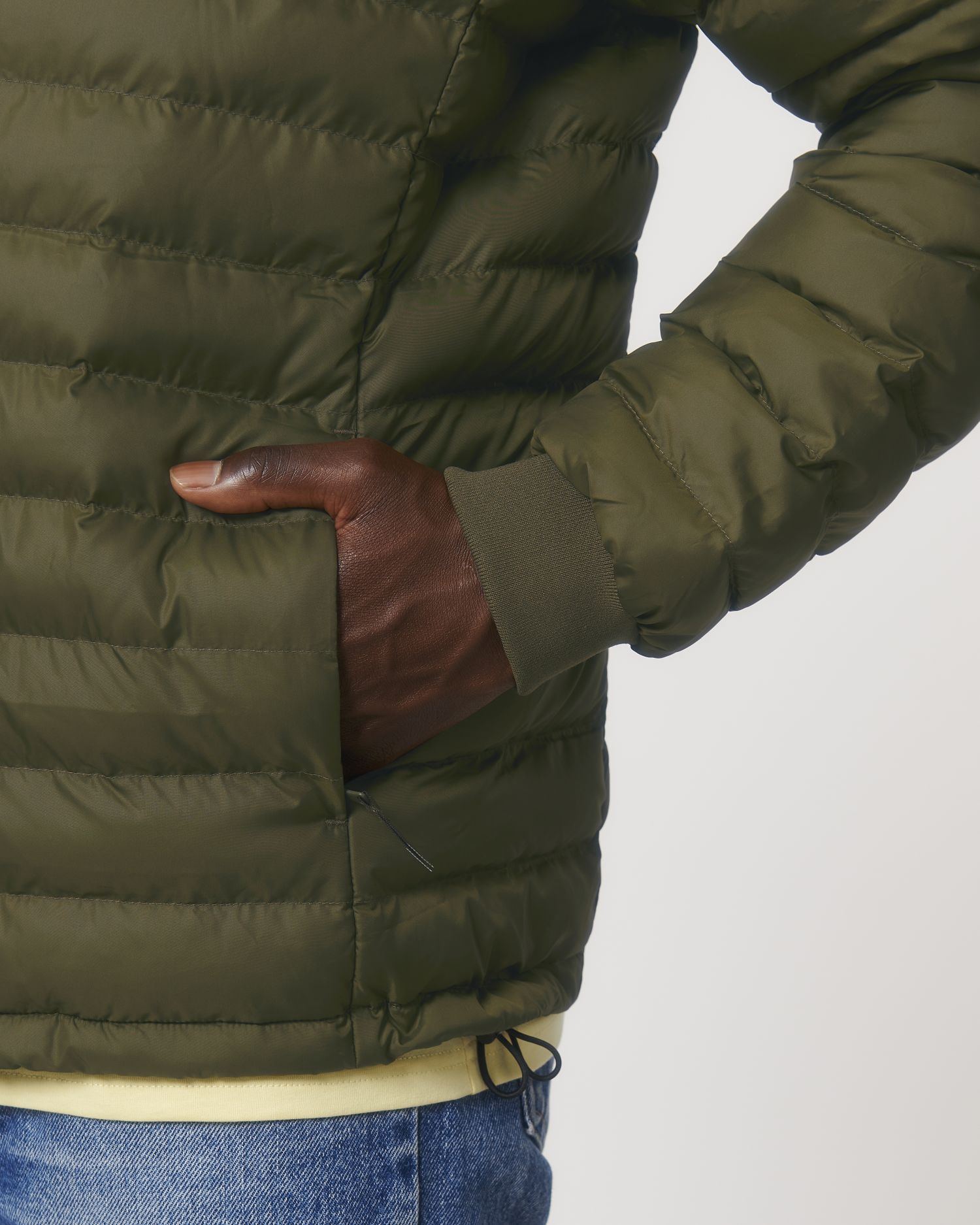 Wattierte Jacke Stanley Voyager in Farbe British Khaki