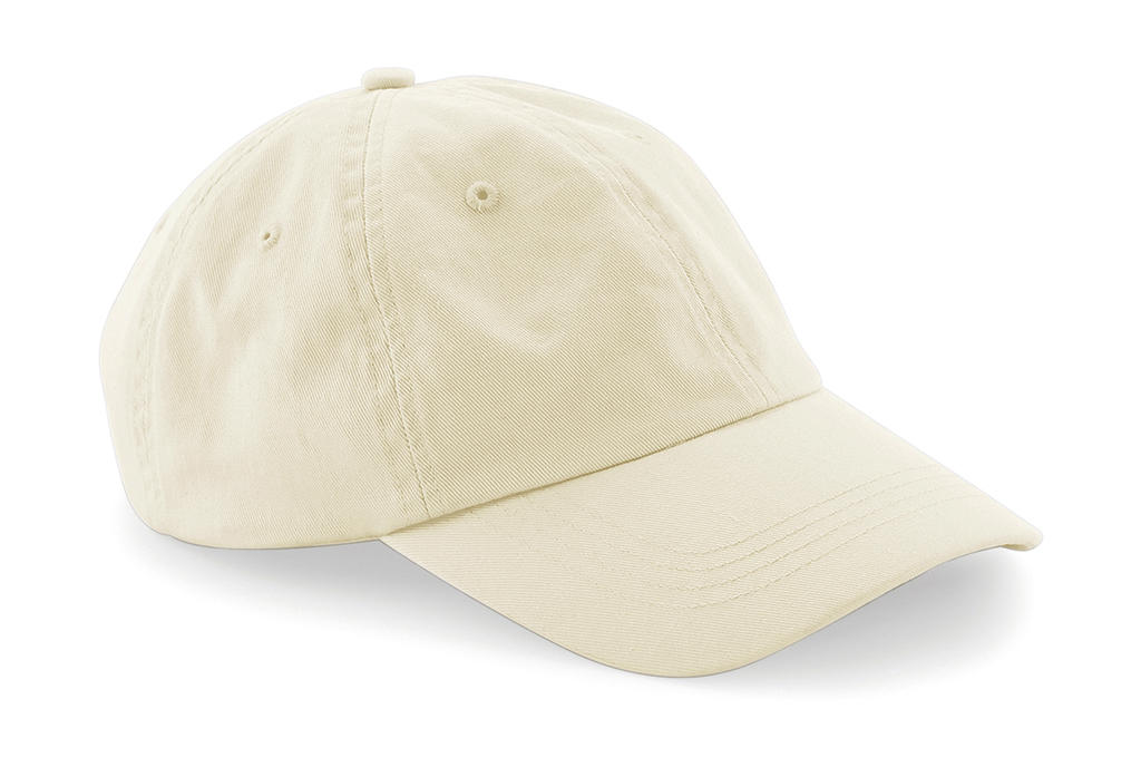  Low Profile 6 Panel Dad Cap in Farbe Beige