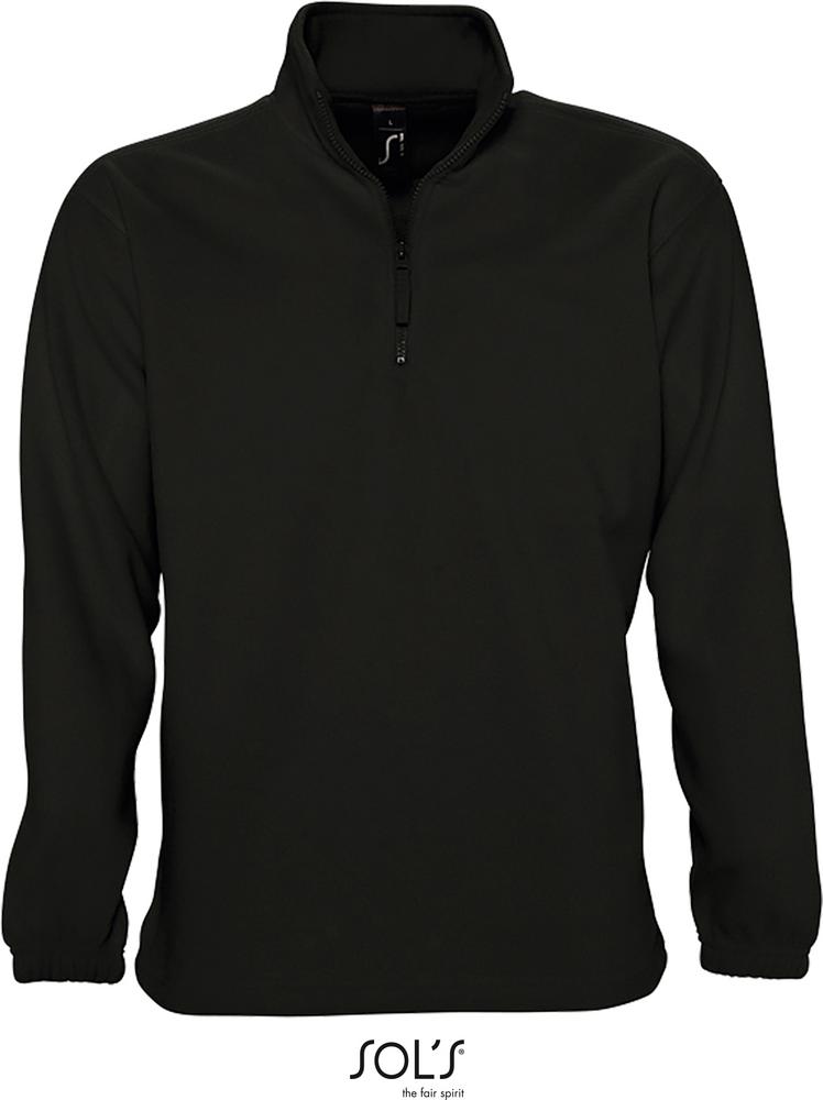 Fleece Ness Unisex Fleece Pullover in Farbe black