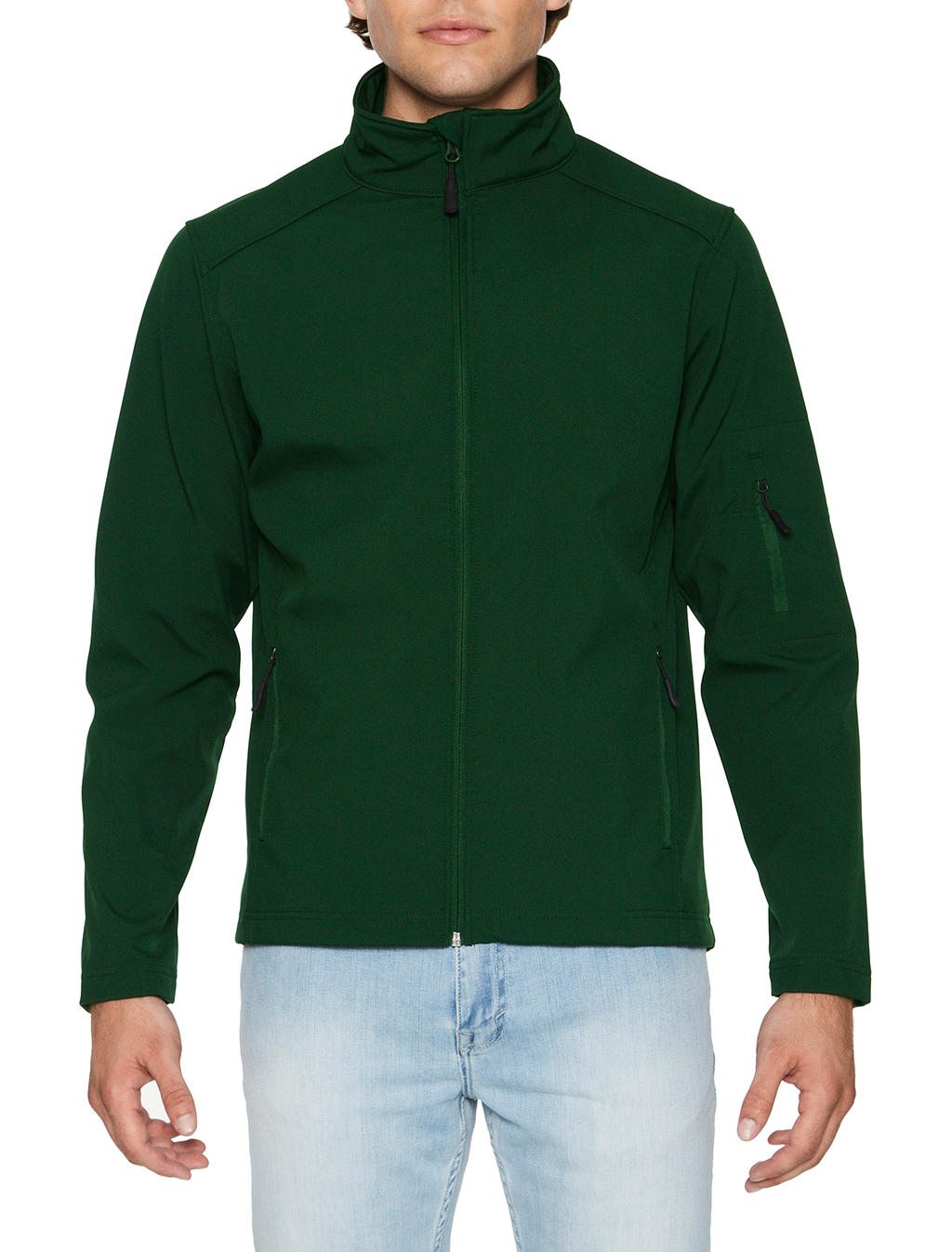  Hammer? Unisex Softshell Jacket in Farbe Forest Green