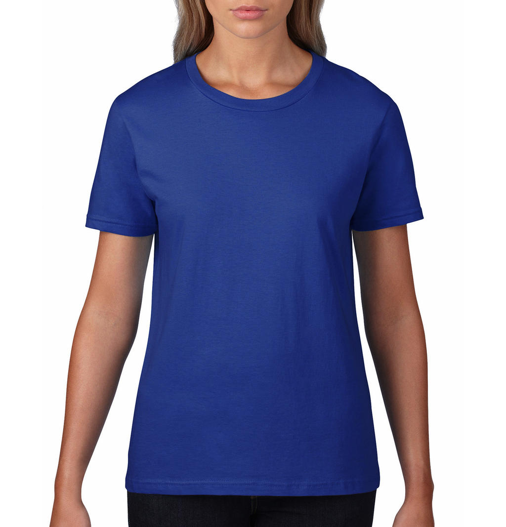  Premium Cotton Ladies T-Shirt in Farbe Royal
