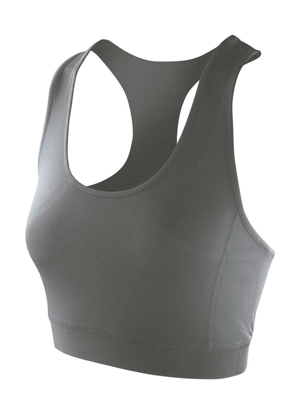  Womens Impact Softex? Crop Top in Farbe Cloudy Grey