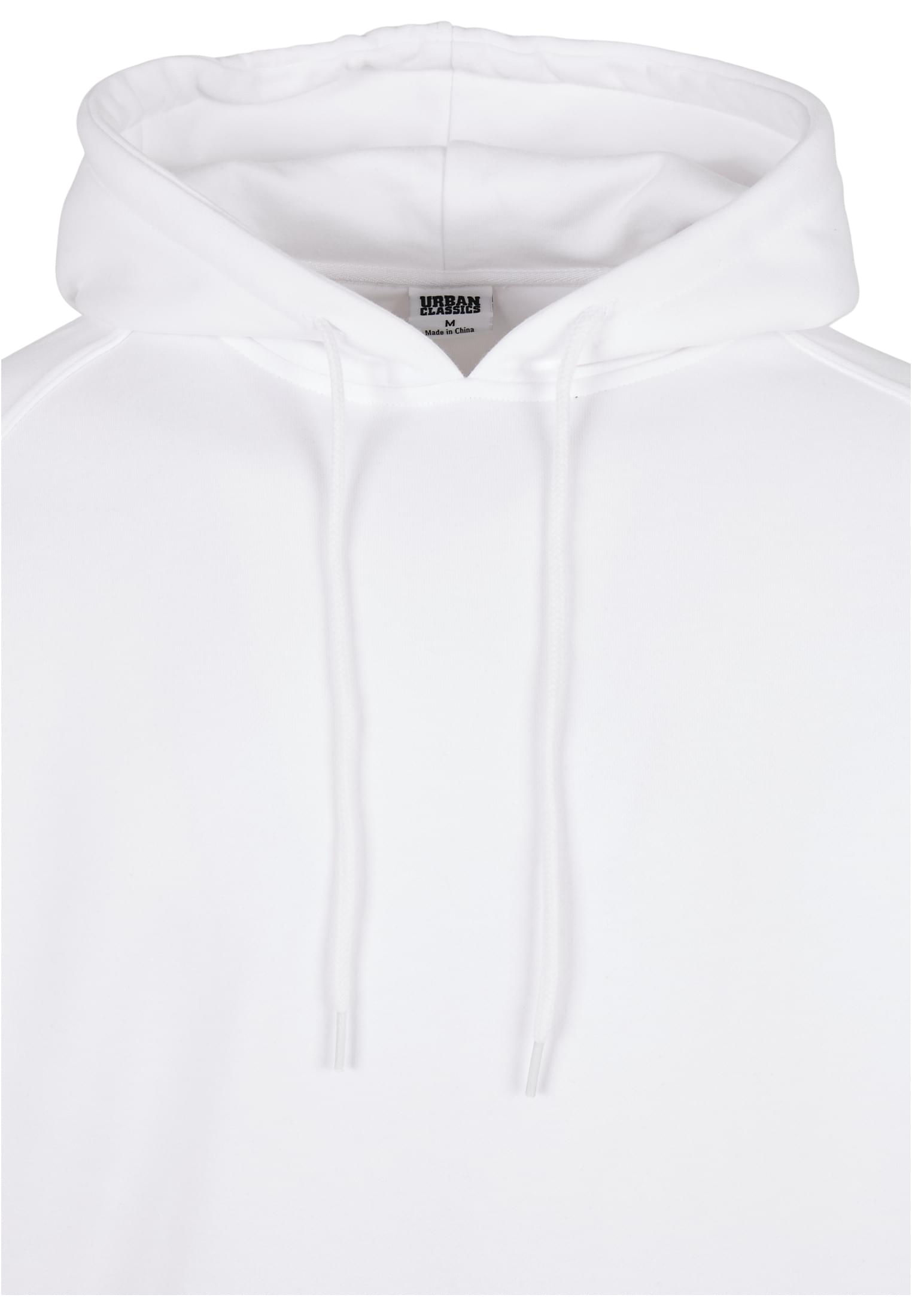 Plus Size Blank Hoody in Farbe white