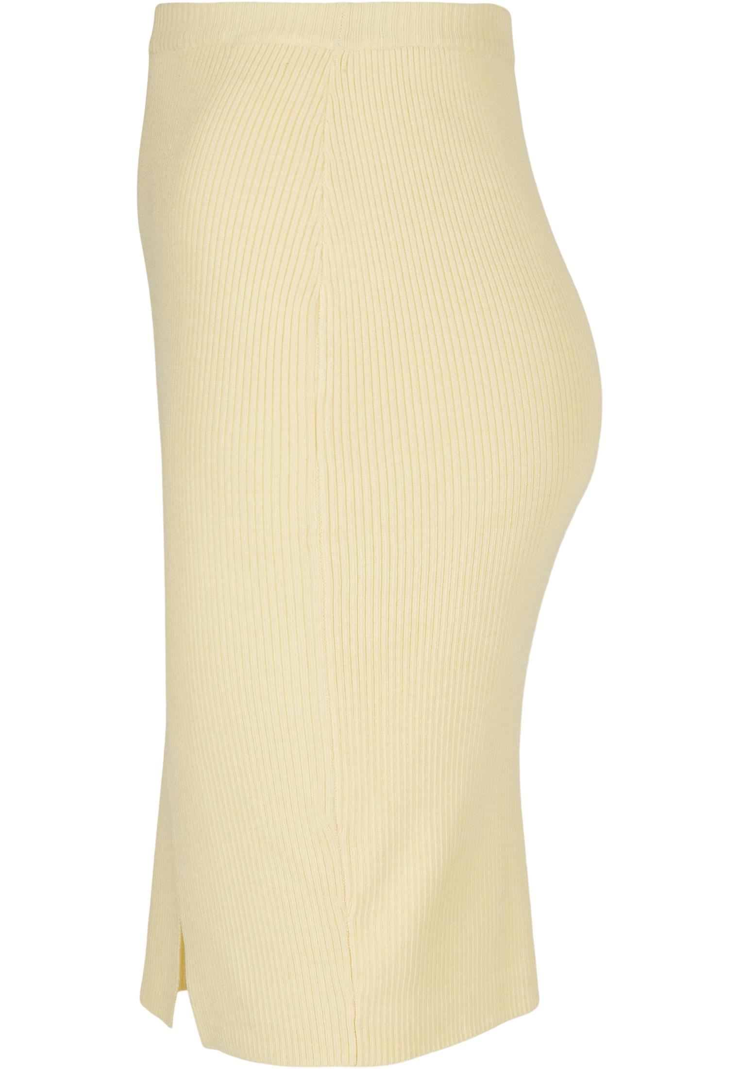 Kleider & R?cke Ladies Rib Knit Skirt in Farbe softyellow