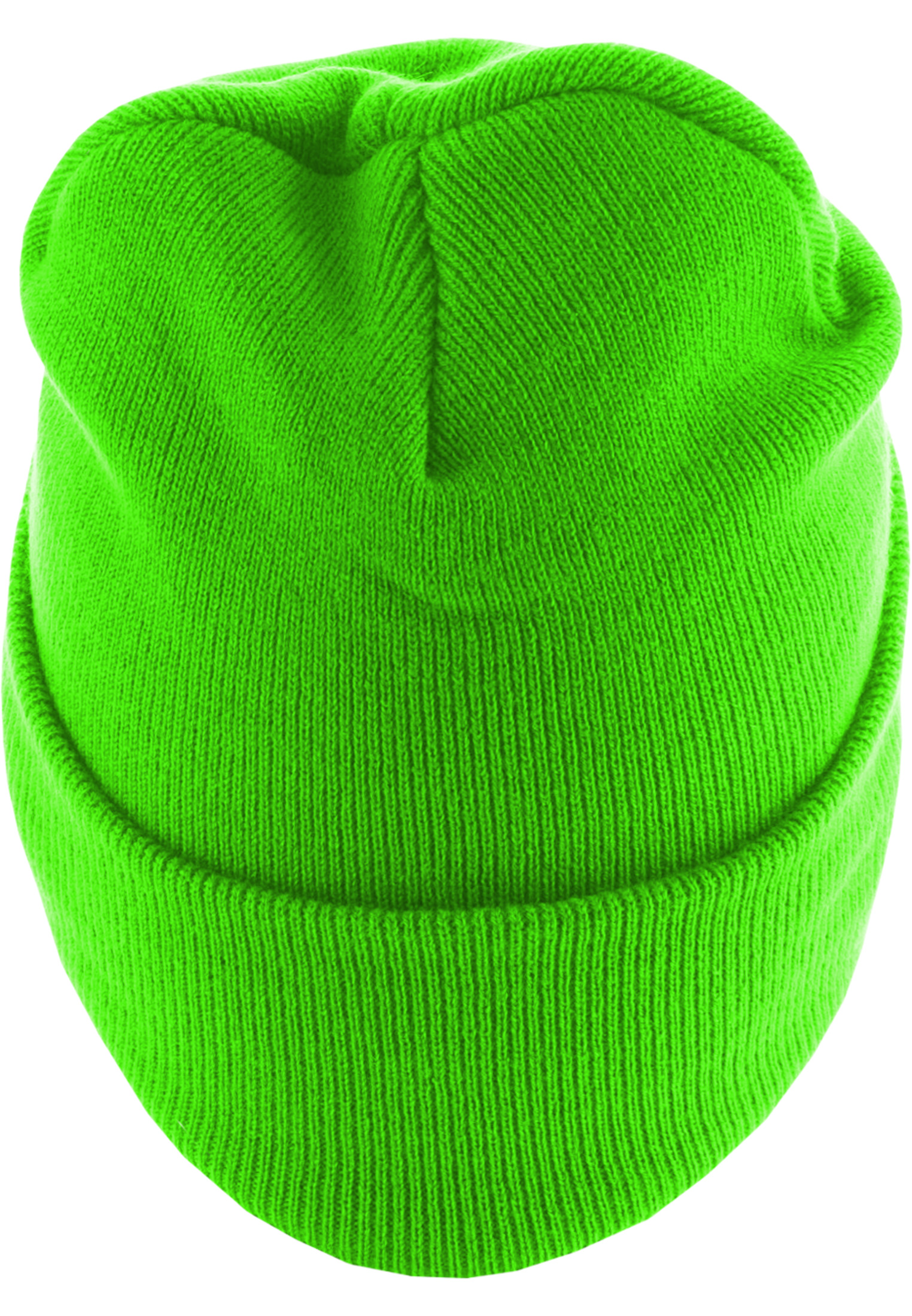 Caps & Beanies Beanie Basic Flap Long Version in Farbe neongreen