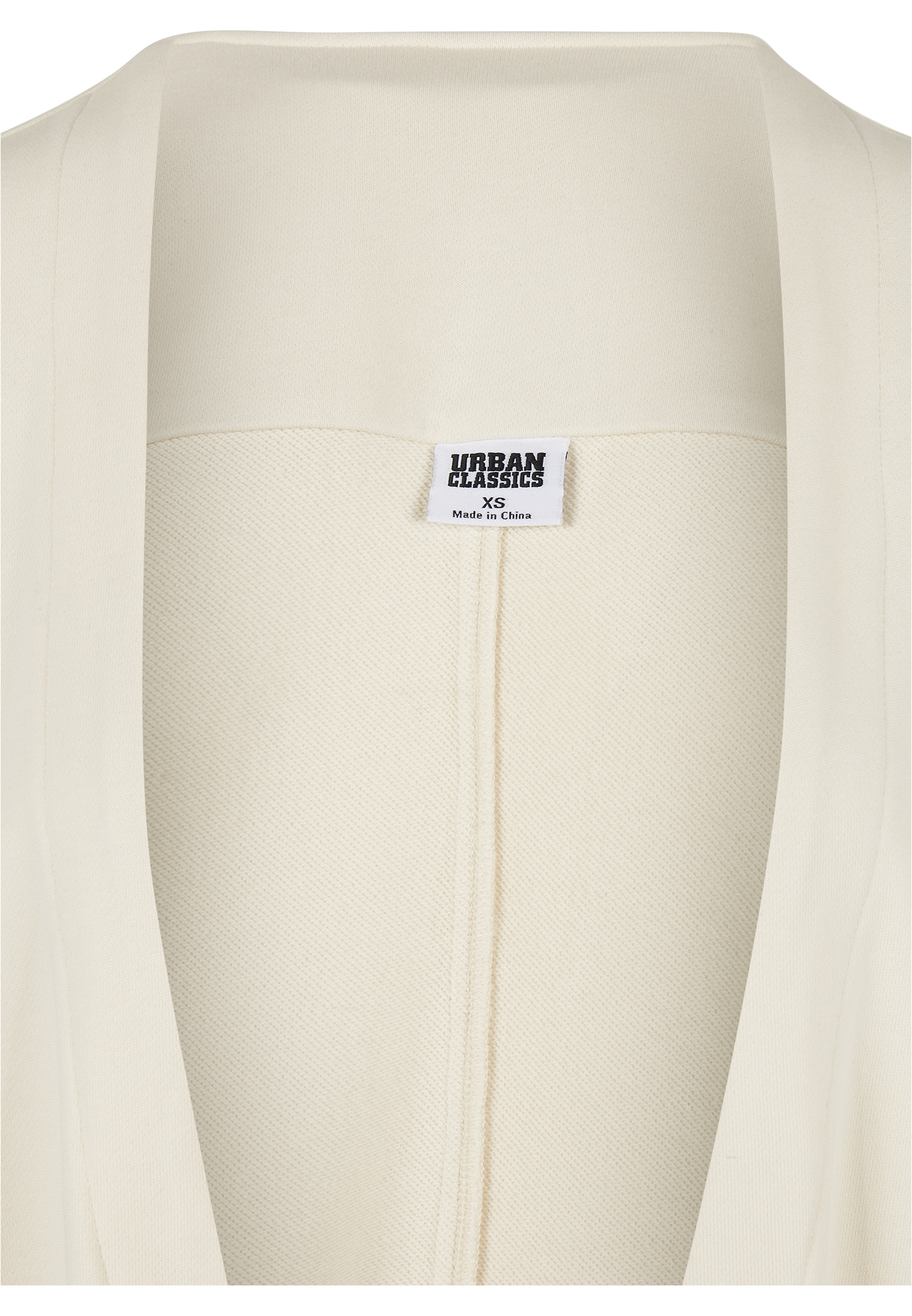 Sweater & Strickjacken Ladies Oversized Terry Cardigan in Farbe whitesand