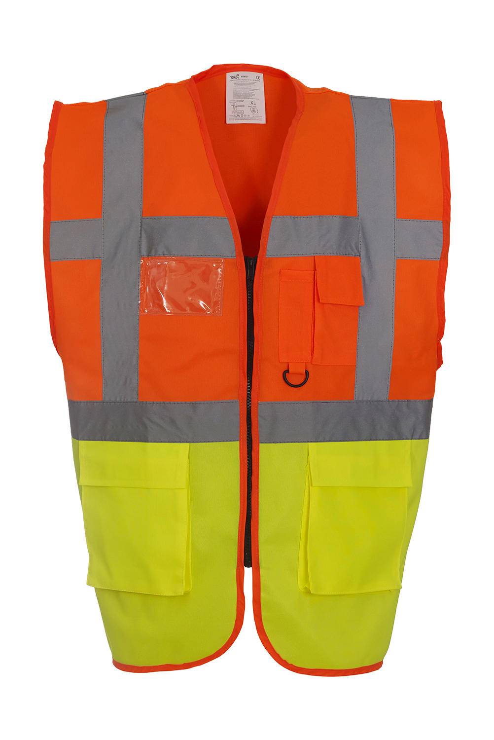  Fluo Executive Waistcoat in Farbe Fluo Orange/Fluo Yellow