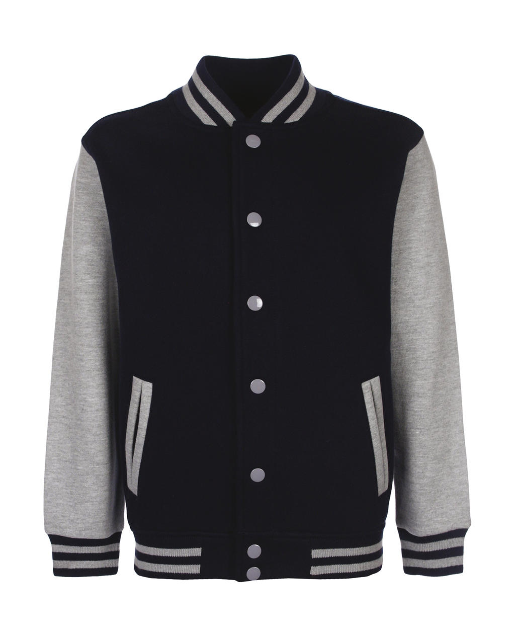  Junior Varsity Jacket in Farbe Navy/Sport Grey