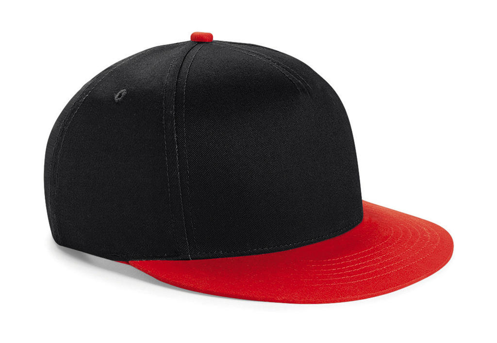  Youth Size Snapback in Farbe Black/Bright Red