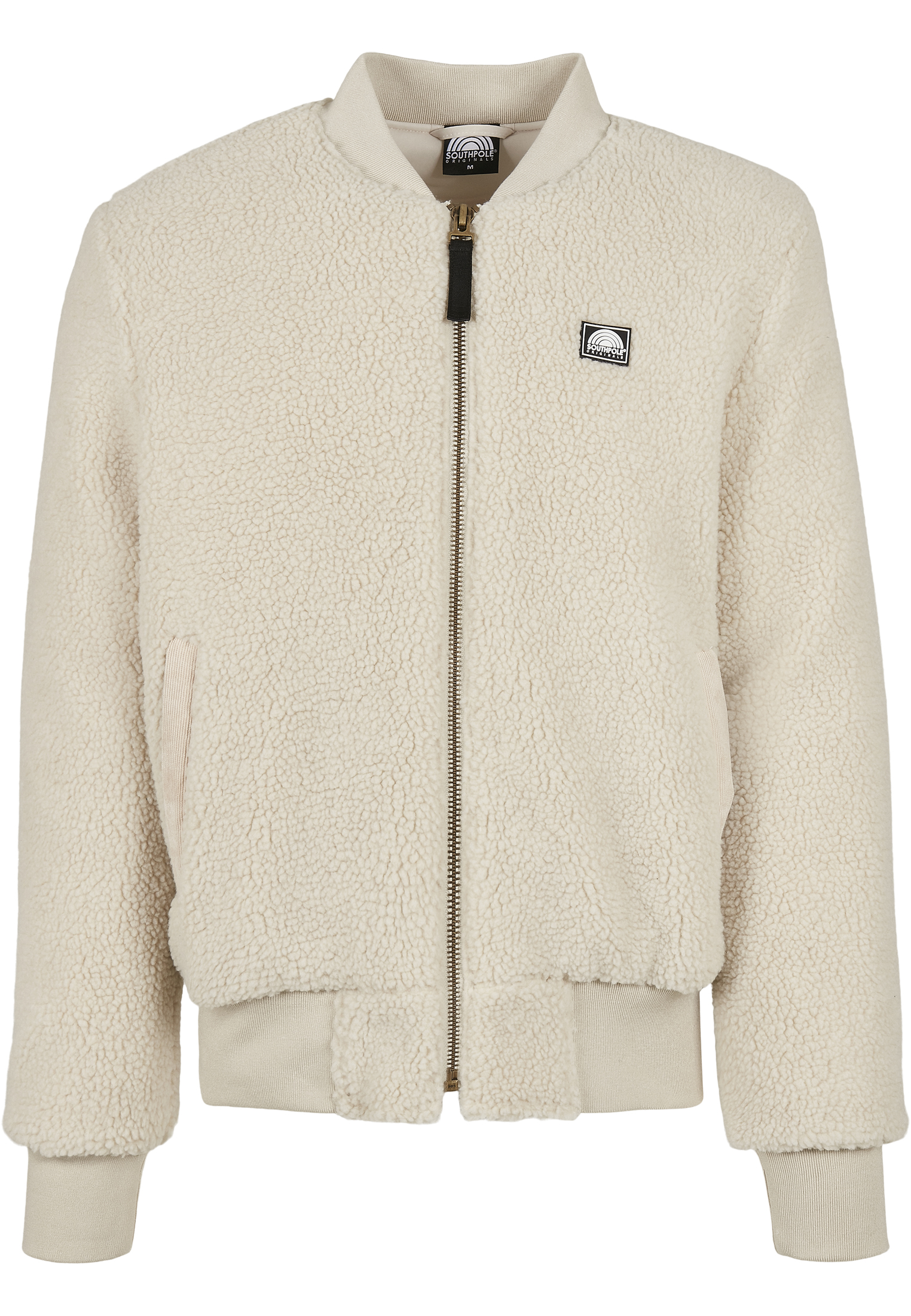 Saisonware Southpole Sherpa Bomber Jacket in Farbe sand