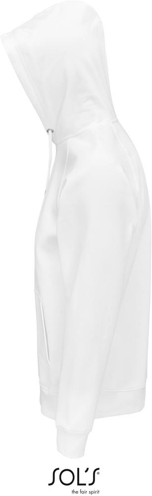 Sweatshirt Stellar Sweatshirt Unisex Mit Kapuze in Farbe white