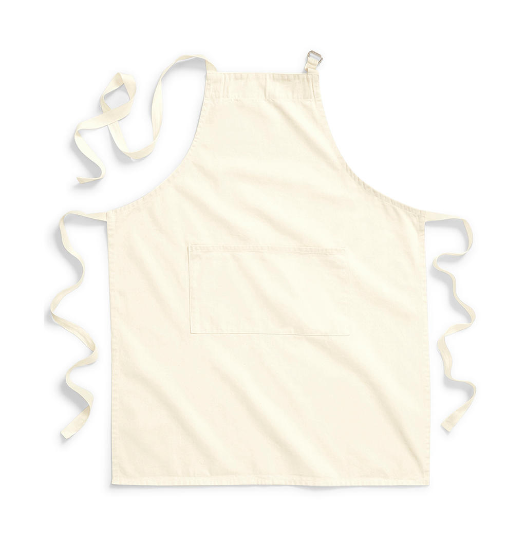 FairTrade Cotton Adult Craft Apron in Farbe Natural