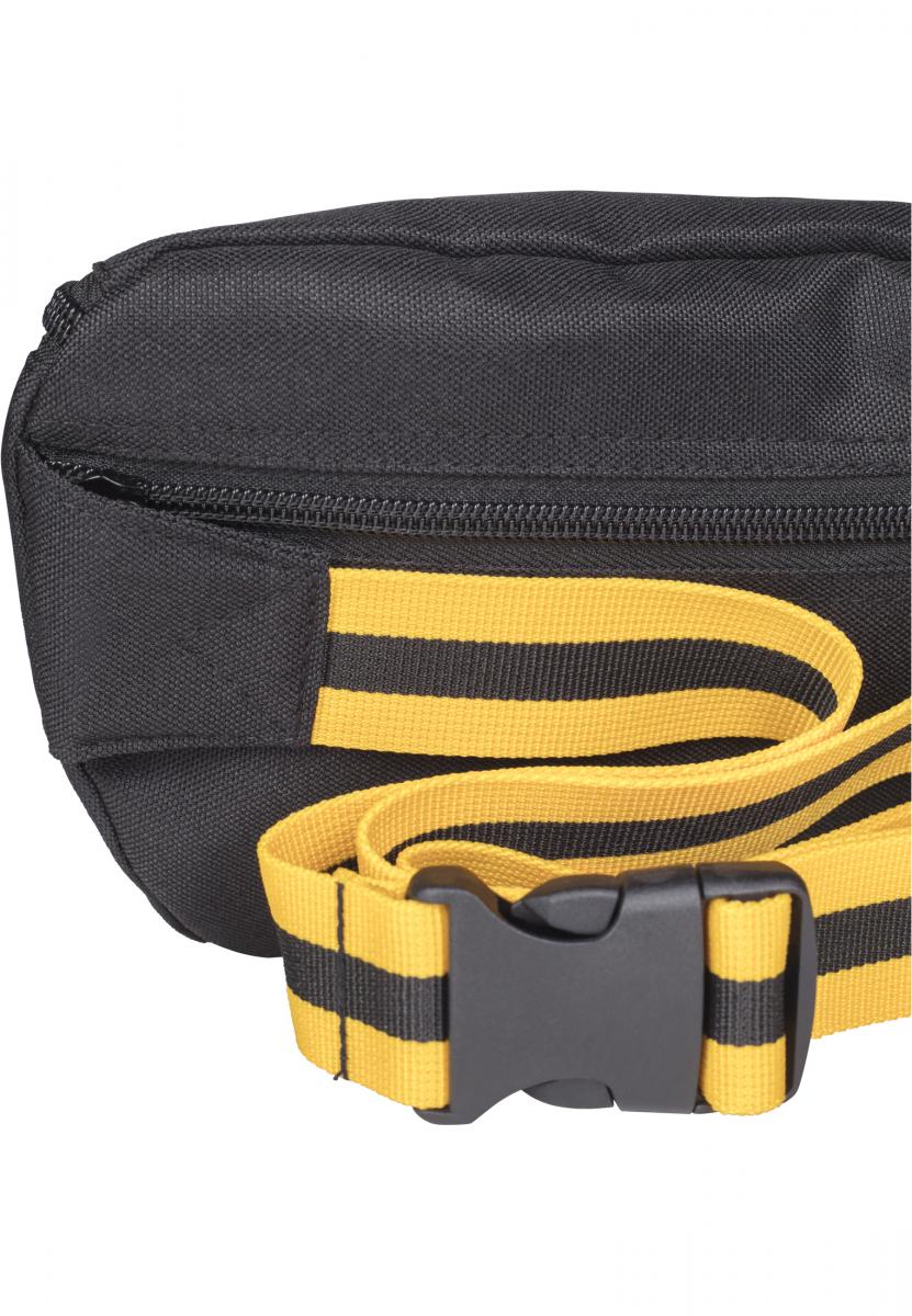 Taschen Hip Bag Striped Belt in Farbe blk/yellow/blk