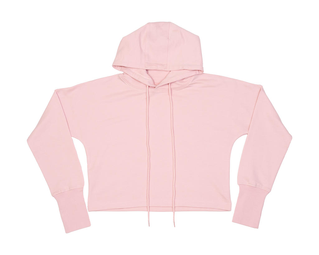  Cropped Hoodie in Farbe Soft Pink