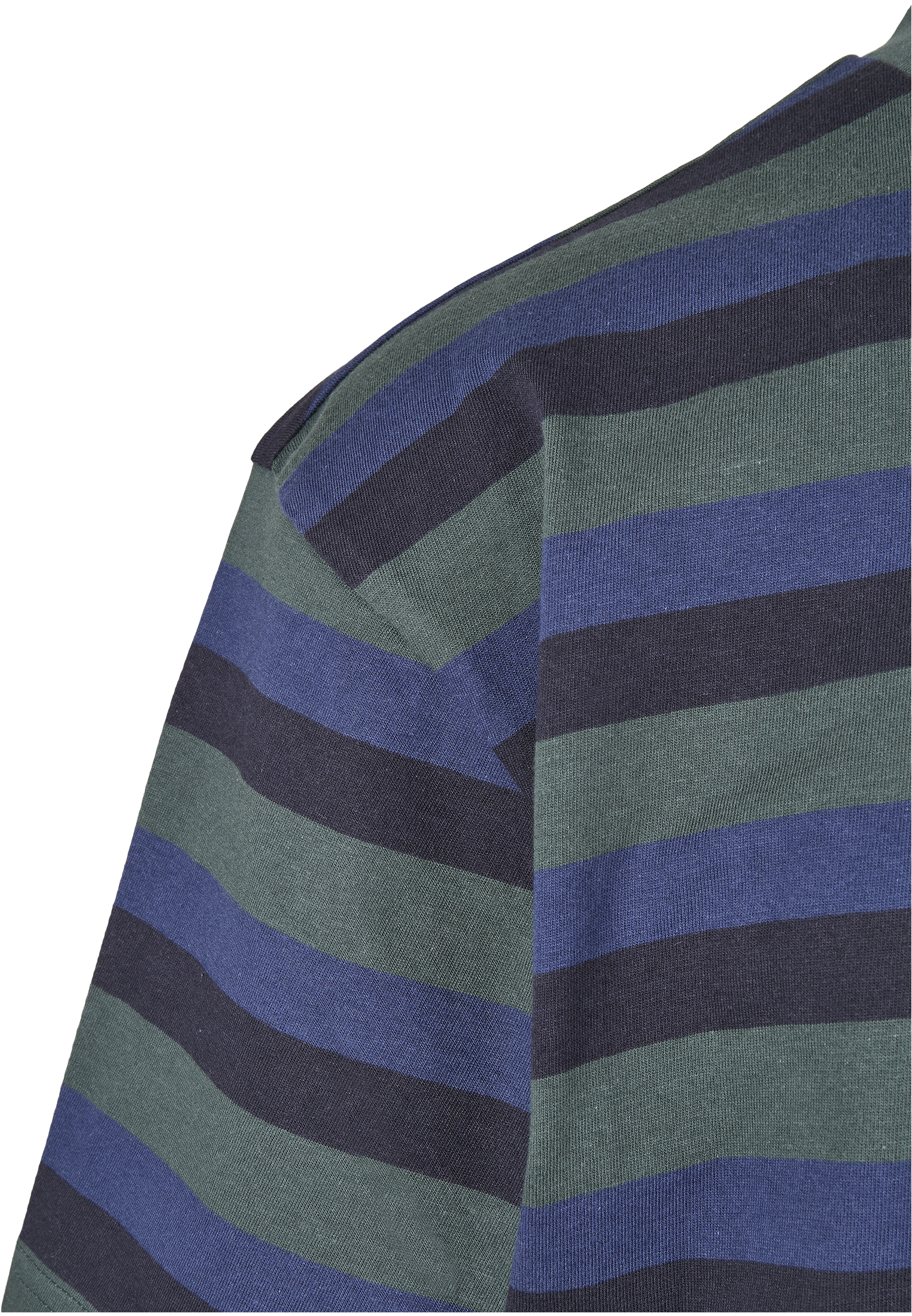 T-Shirts College Stripe Tee in Farbe bottlegreen/midnightnavy