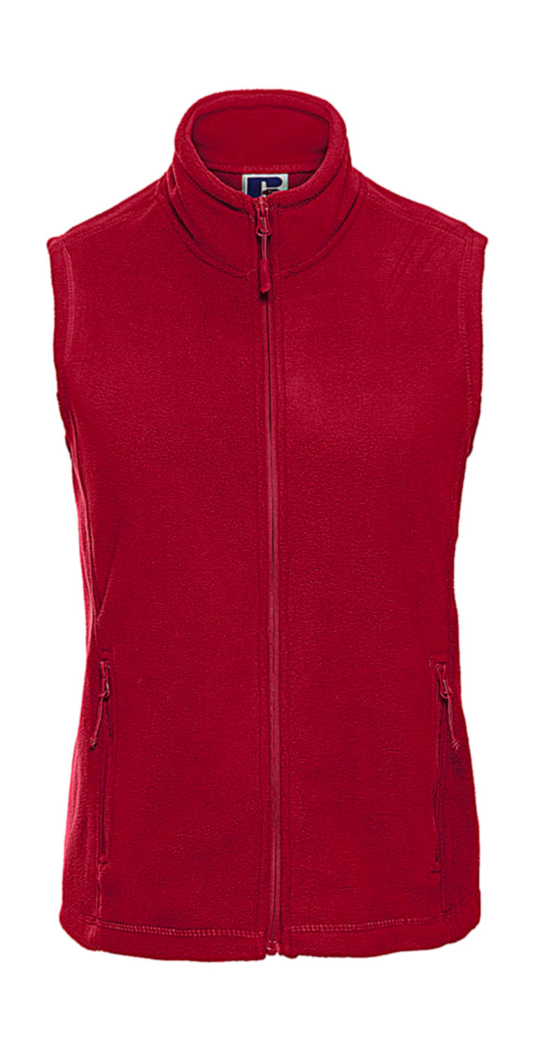  Ladies Gilet Outdoor Fleece in Farbe Classic Red