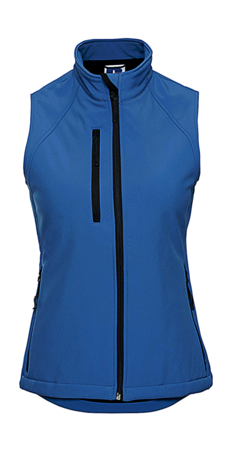  Ladies Softshell Gilet  in Farbe Azure