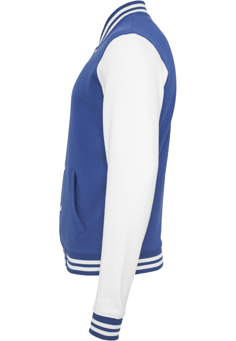 College Jacken 2-tone College Sweatjacket in Farbe roy/wht