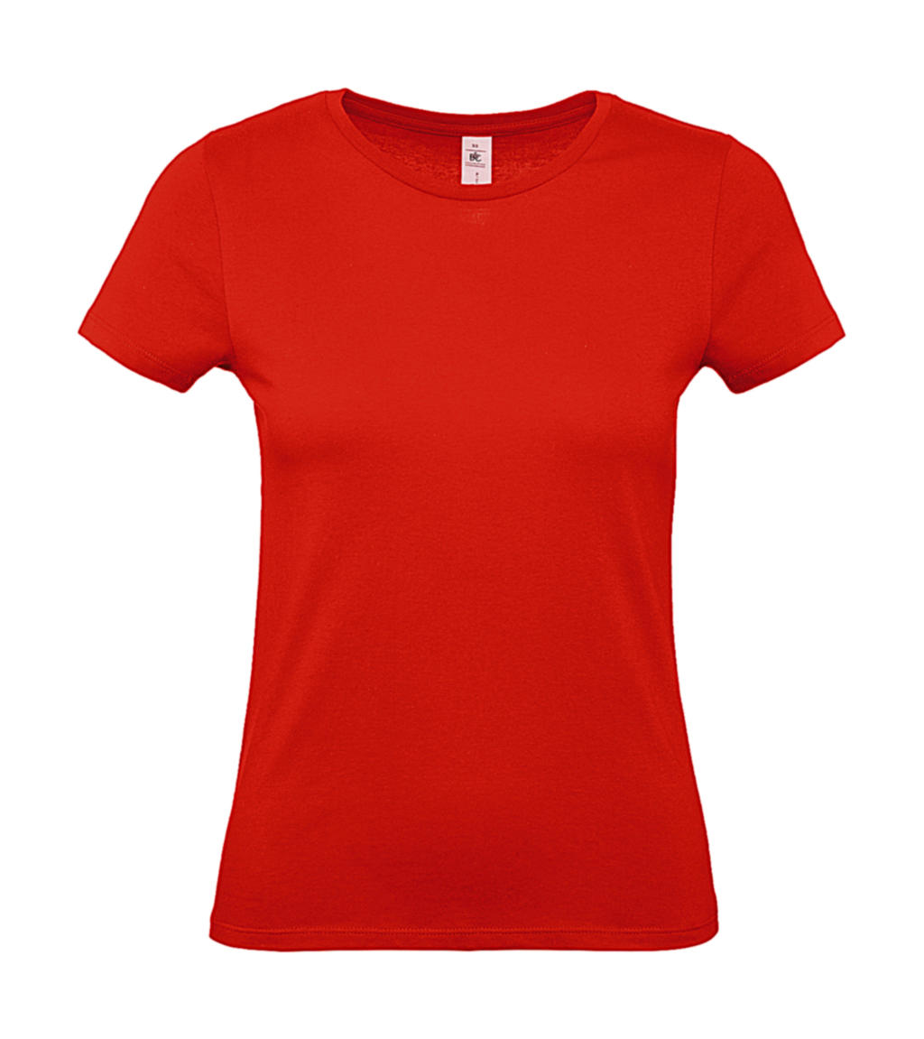  #E150 /women T-Shirt in Farbe Fire Red