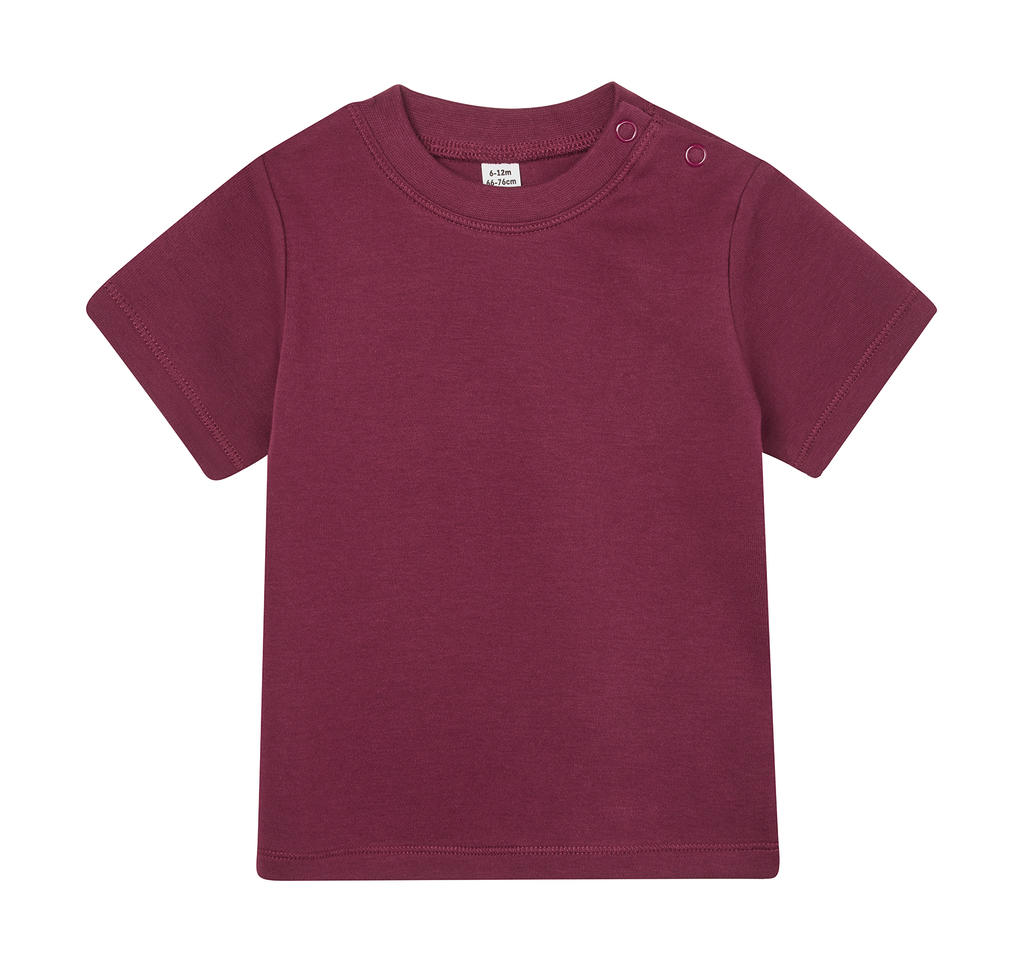  Baby T-Shirt in Farbe Burgundy