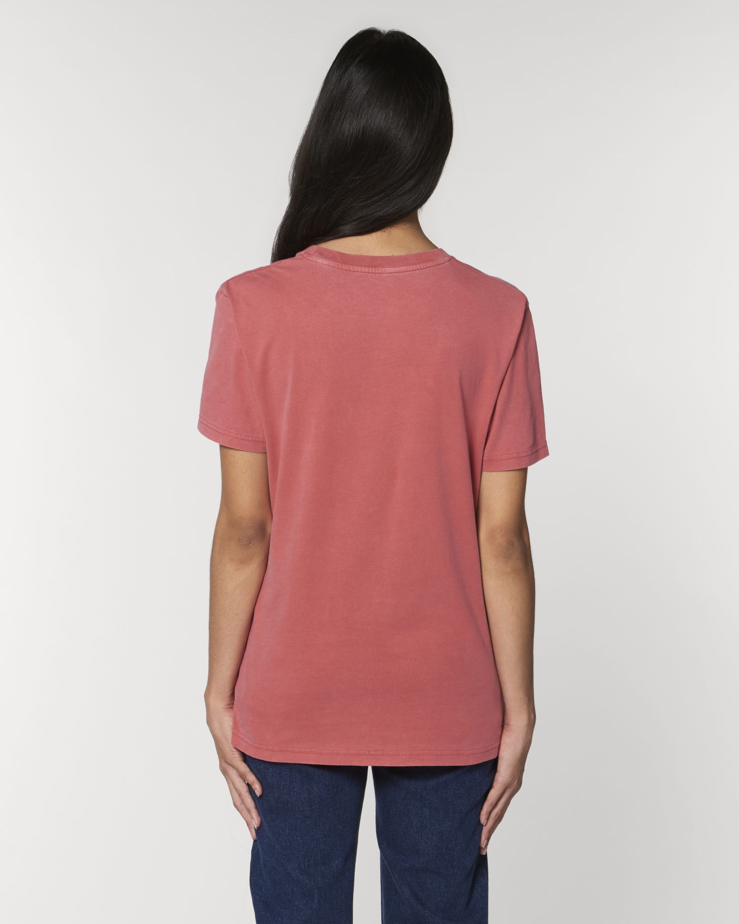 T-Shirt Creator Vintage in Farbe G. Dyed Carmine Red