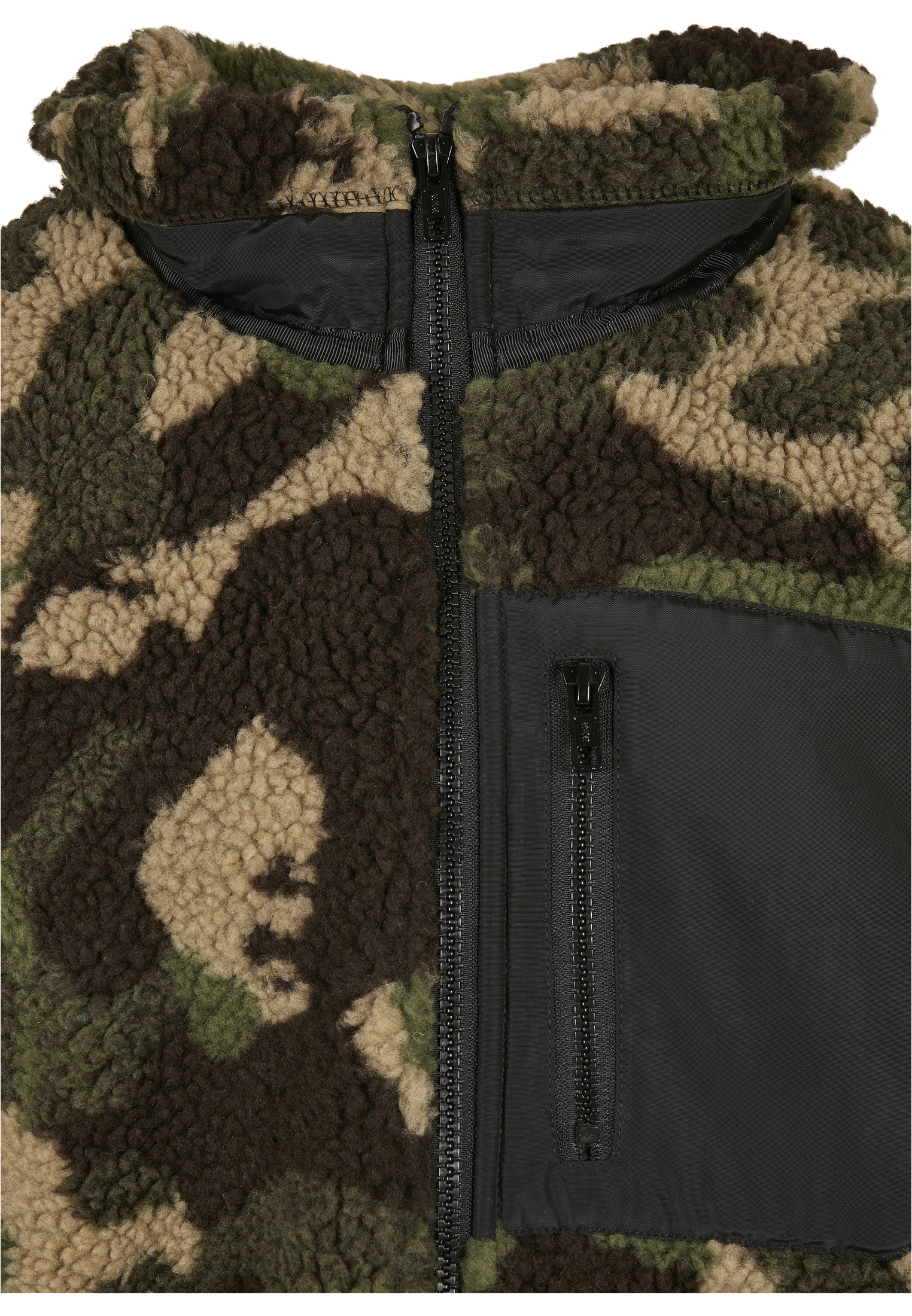 Winter Jacken Sherpa Jacket in Farbe wood camo