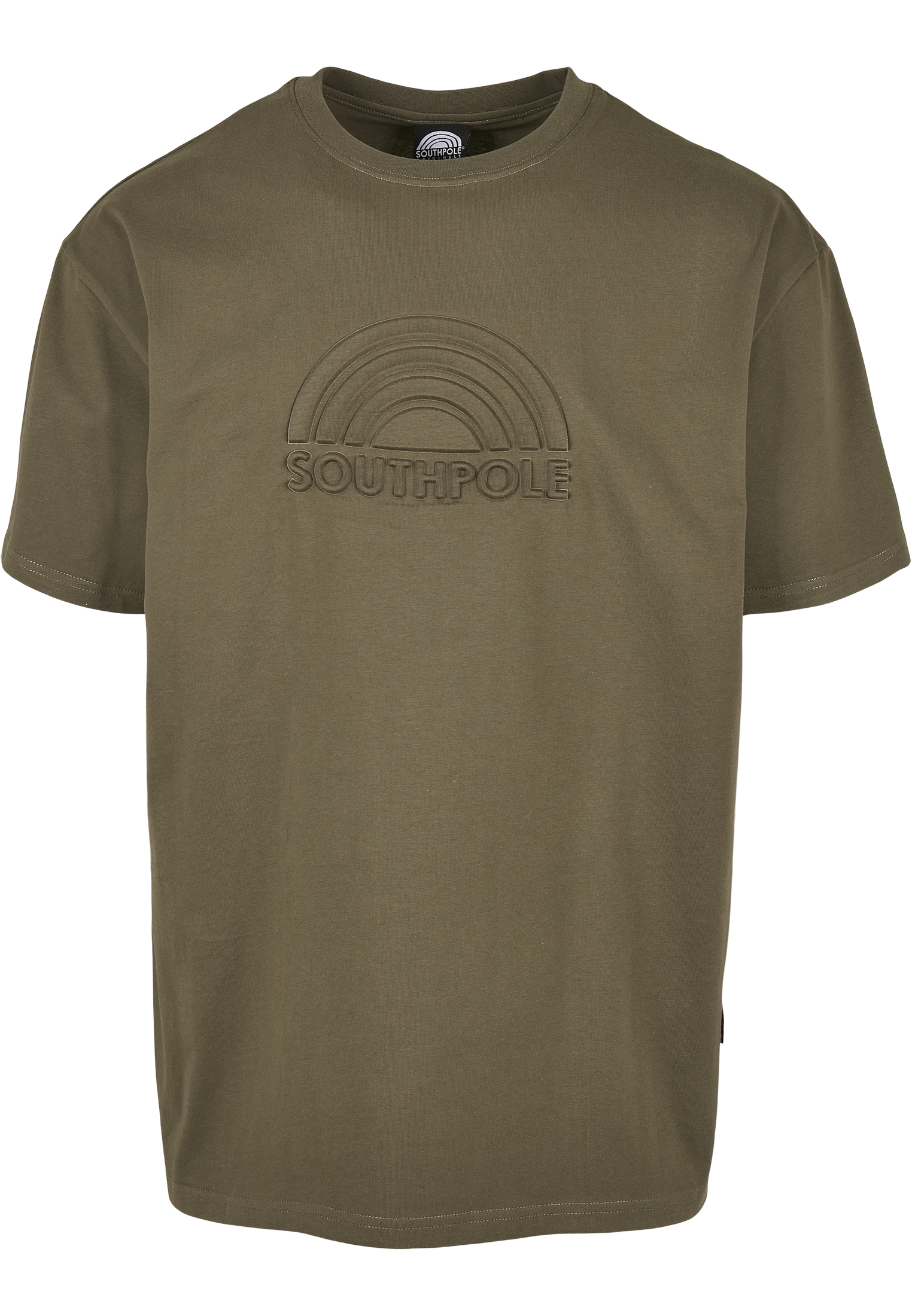Nos Kollektion Southpole 3D Tee in Farbe olive