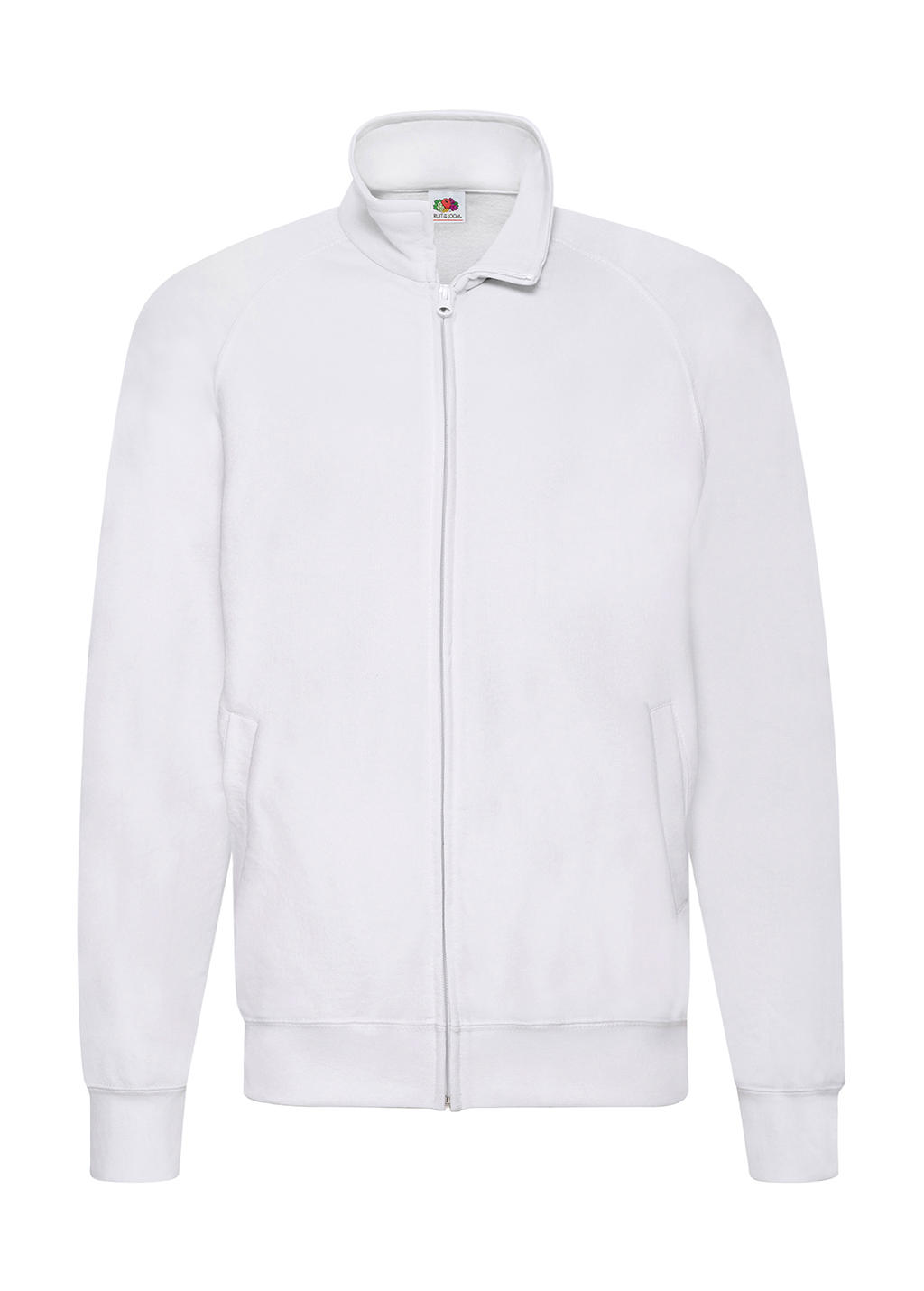  Lightweight Sweat Jacket in Farbe White
