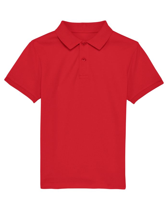 Kids Poloshirt Mini Sprinter in Farbe Red