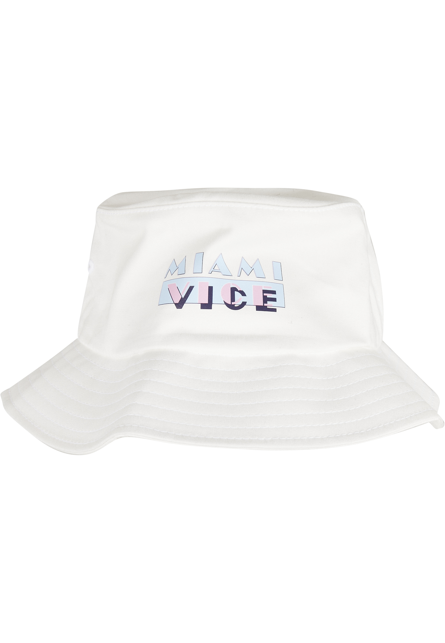 Caps & Beanies Miami Vice Logo Bucket Hat in Farbe white