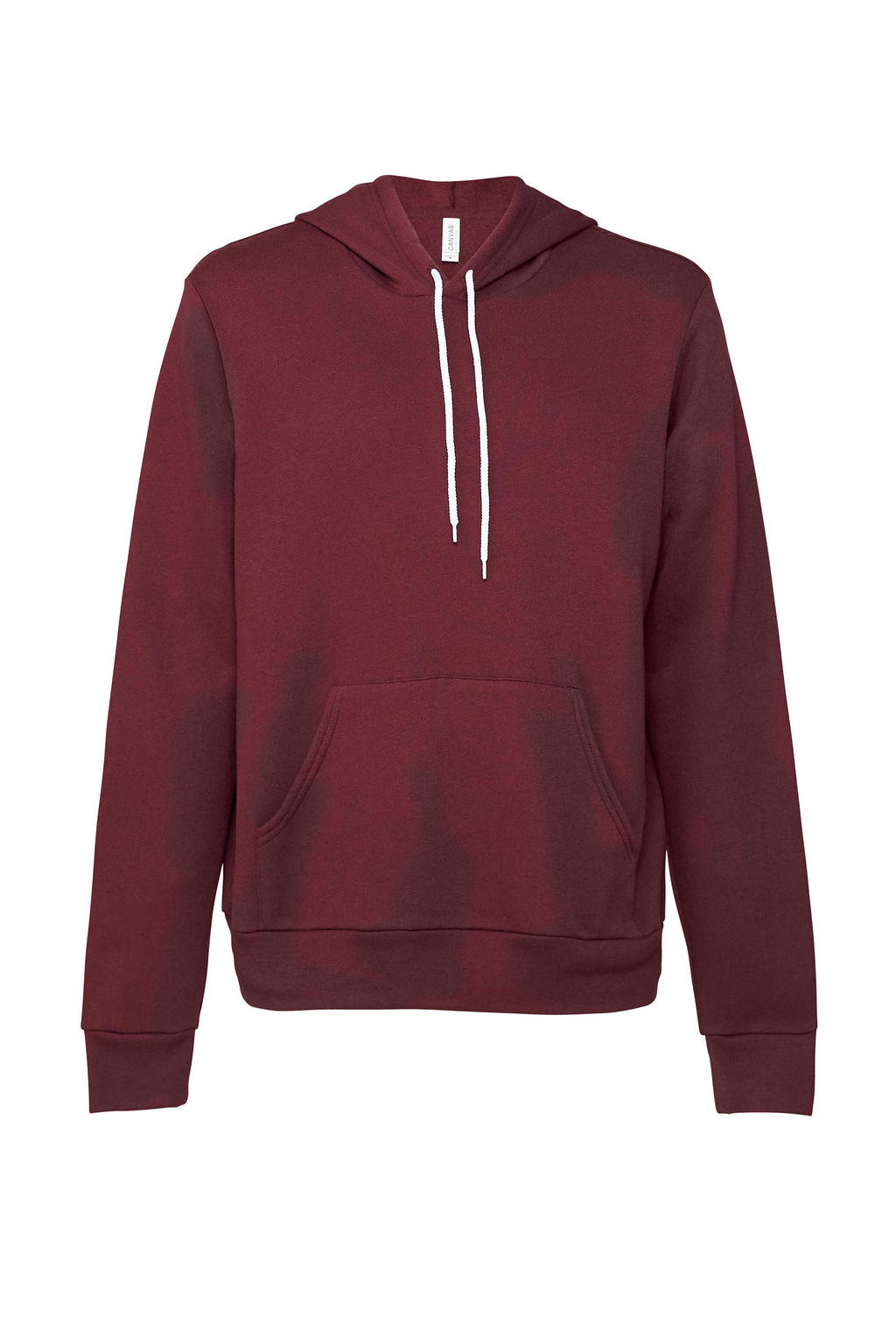 Unisex Poly-Cotton Pullover Hoodie in Farbe Maroon