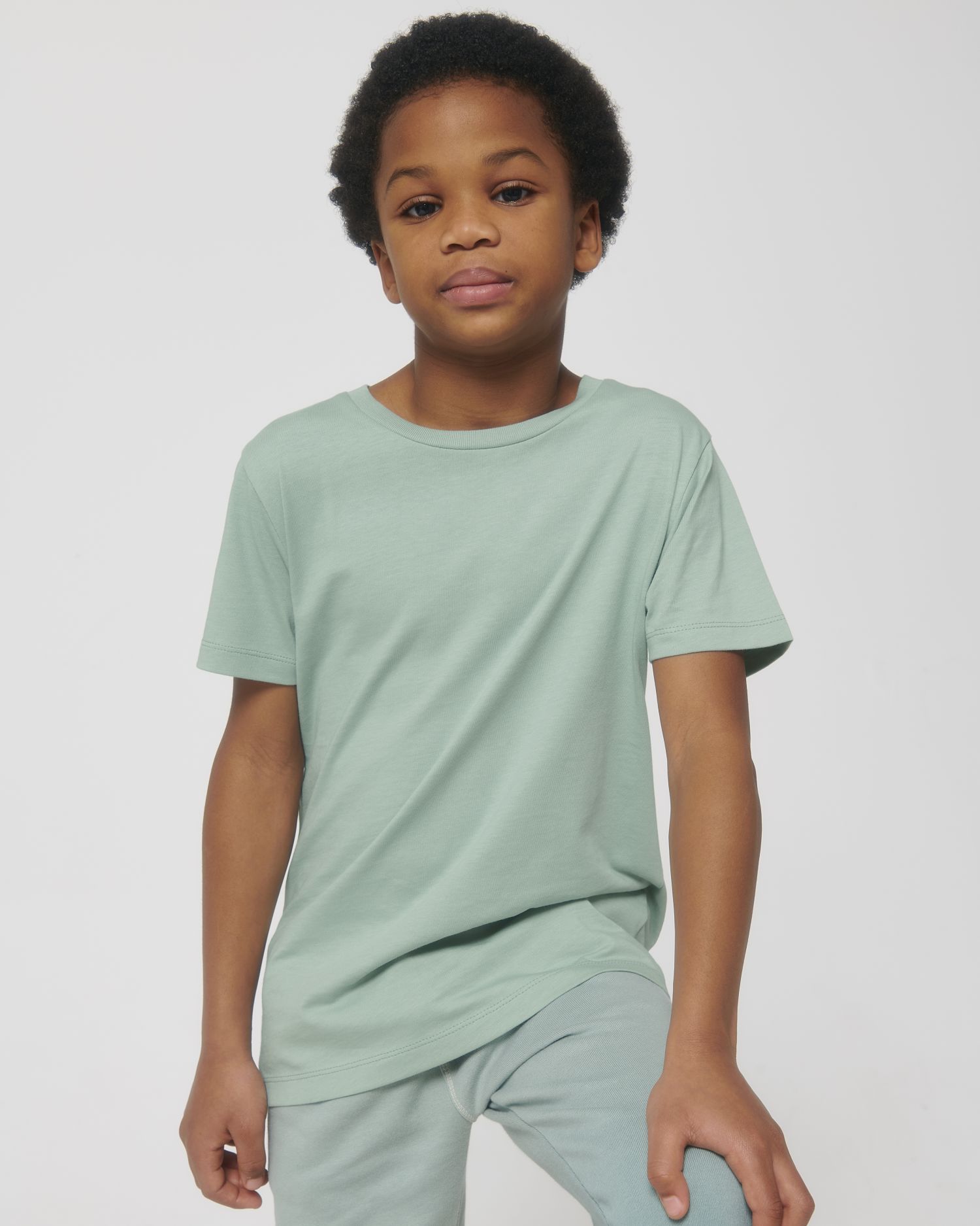 Kids T-Shirt Mini Creator in Farbe Aloe