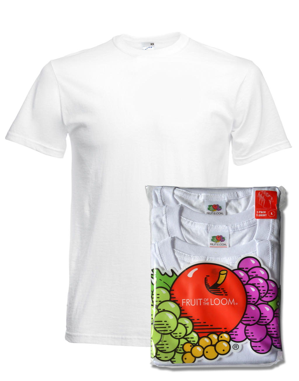  Fruit Underwear T 3 Pack in Farbe White