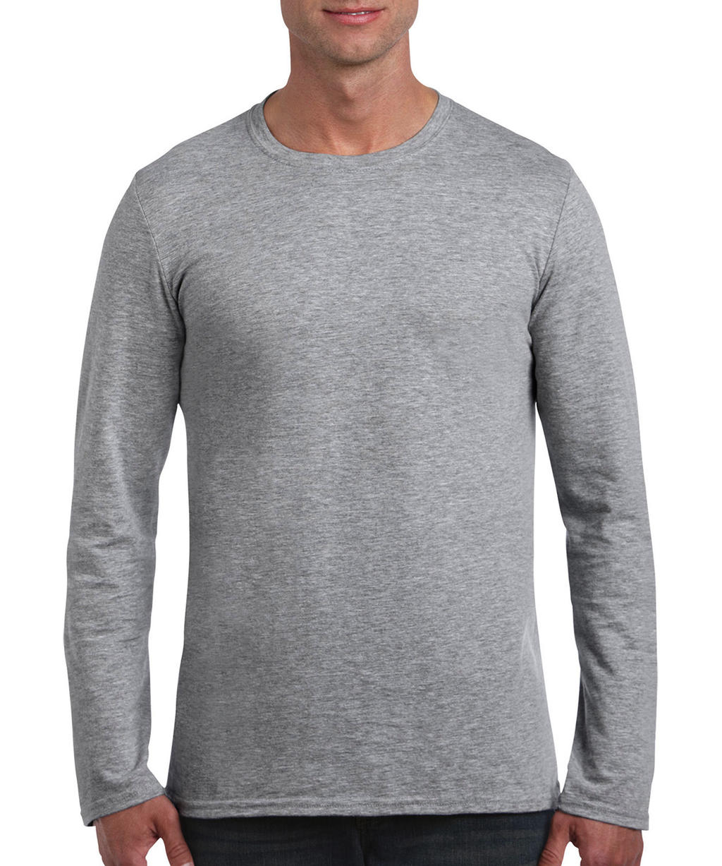  Softstyle? Long Sleeve Tee in Farbe Sport Grey